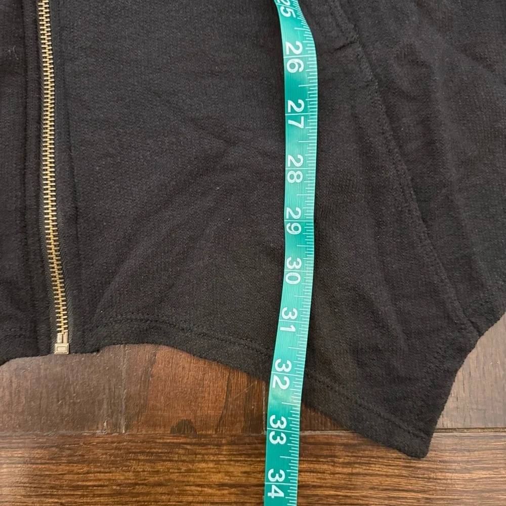 XCVI Women's Black Zip-Up long sleeve size XL Lightweight - Picture 6 of 6